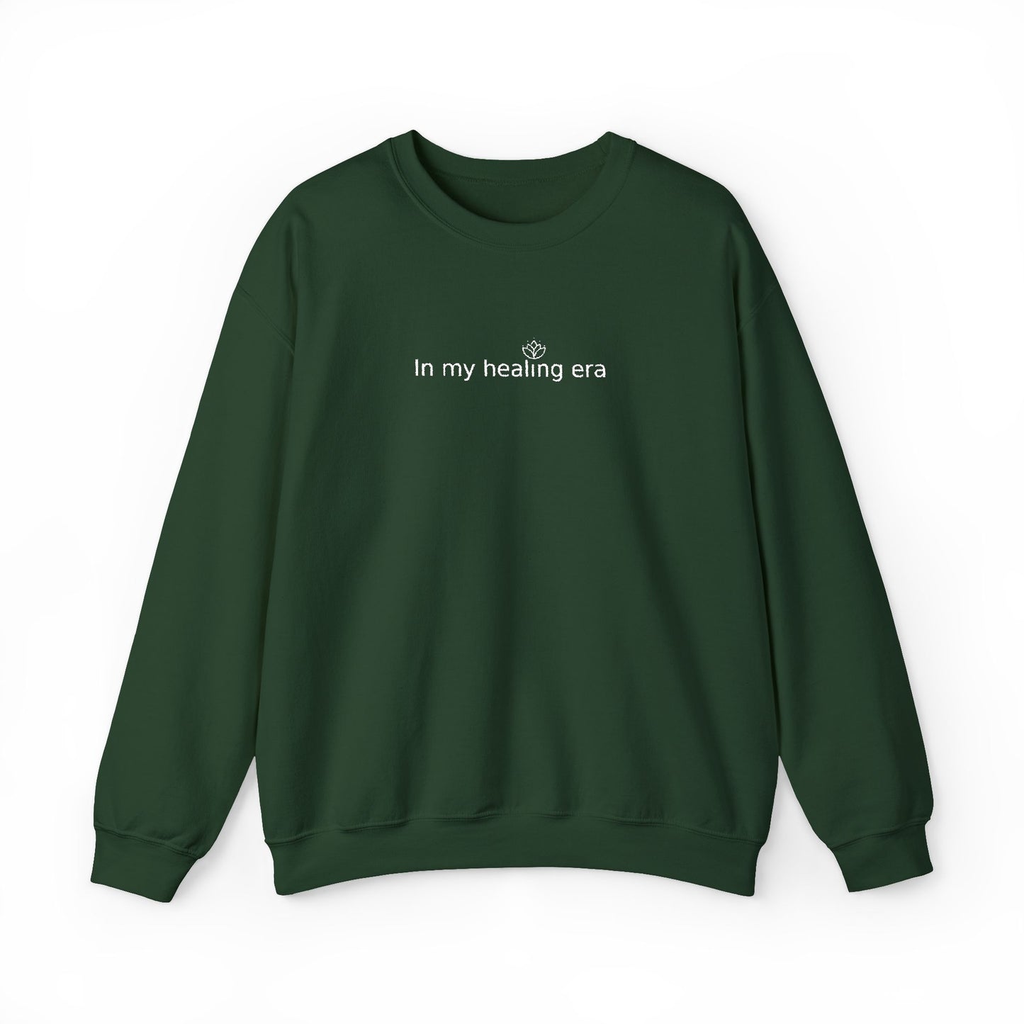 In My Healing Era – Mental Health Crewneck Sweatshirt (Embroidery)