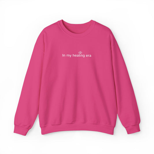 In My Healing Era – Mental Health Crewneck Sweatshirt (Embroidery)