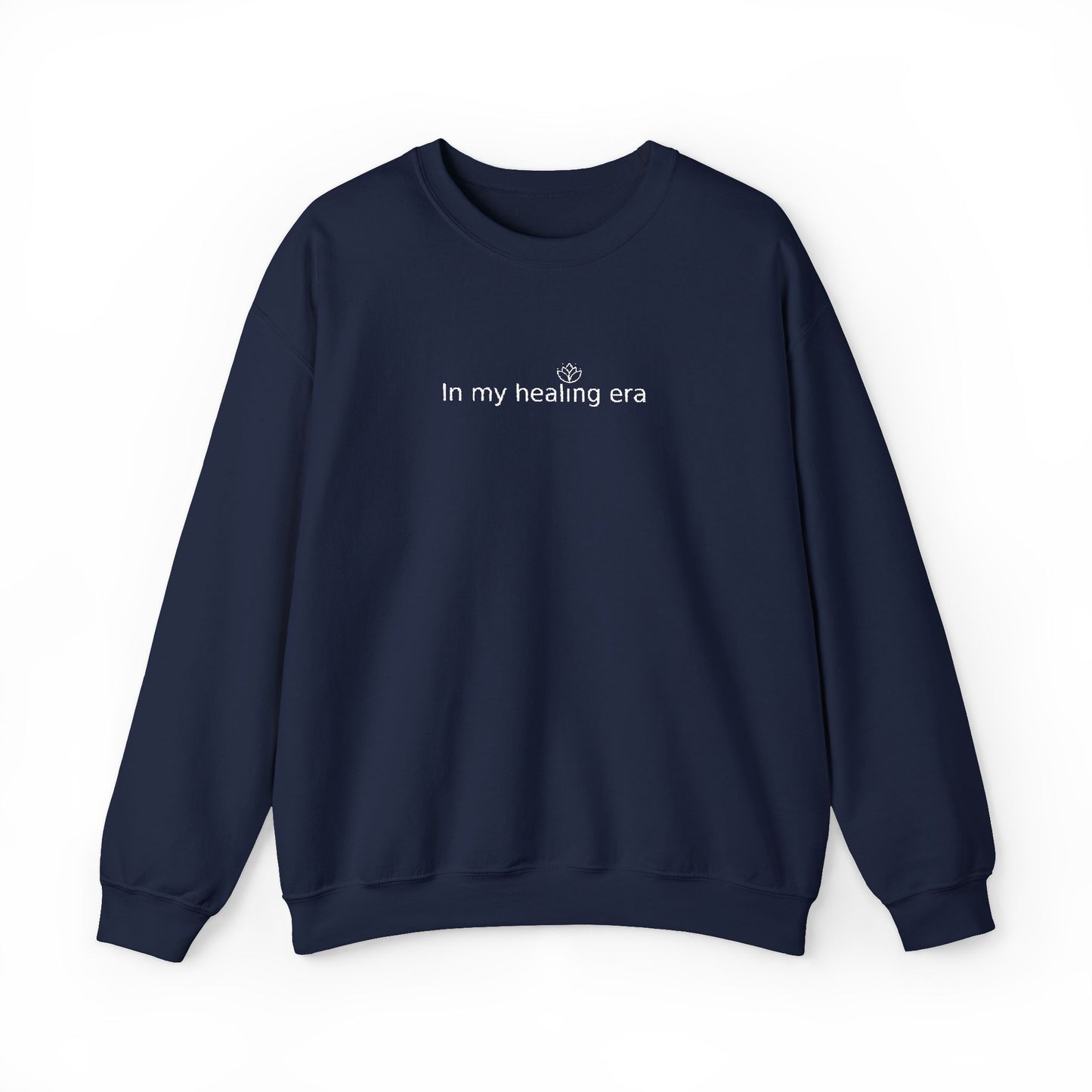 In My Healing Era – Mental Health Crewneck Sweatshirt (Embroidery)
