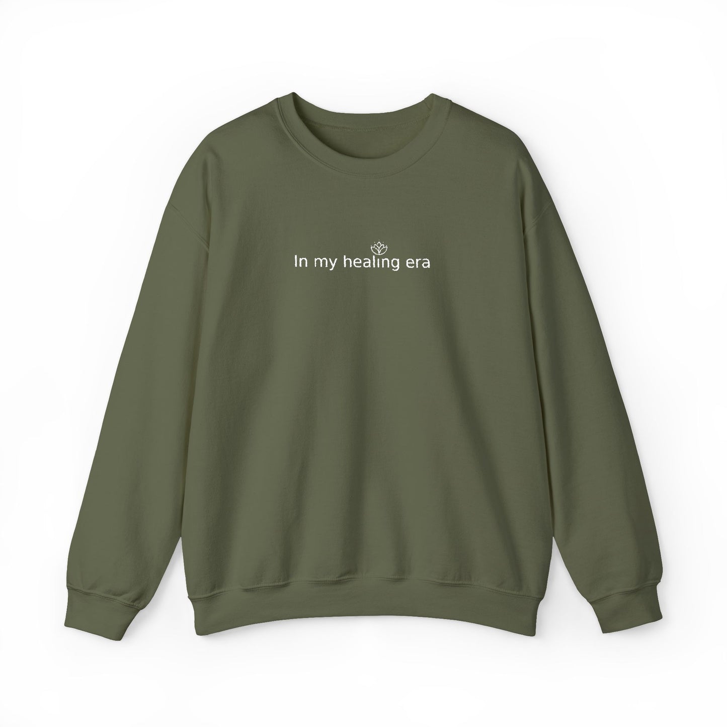 In My Healing Era – Mental Health Crewneck Sweatshirt (Embroidery)