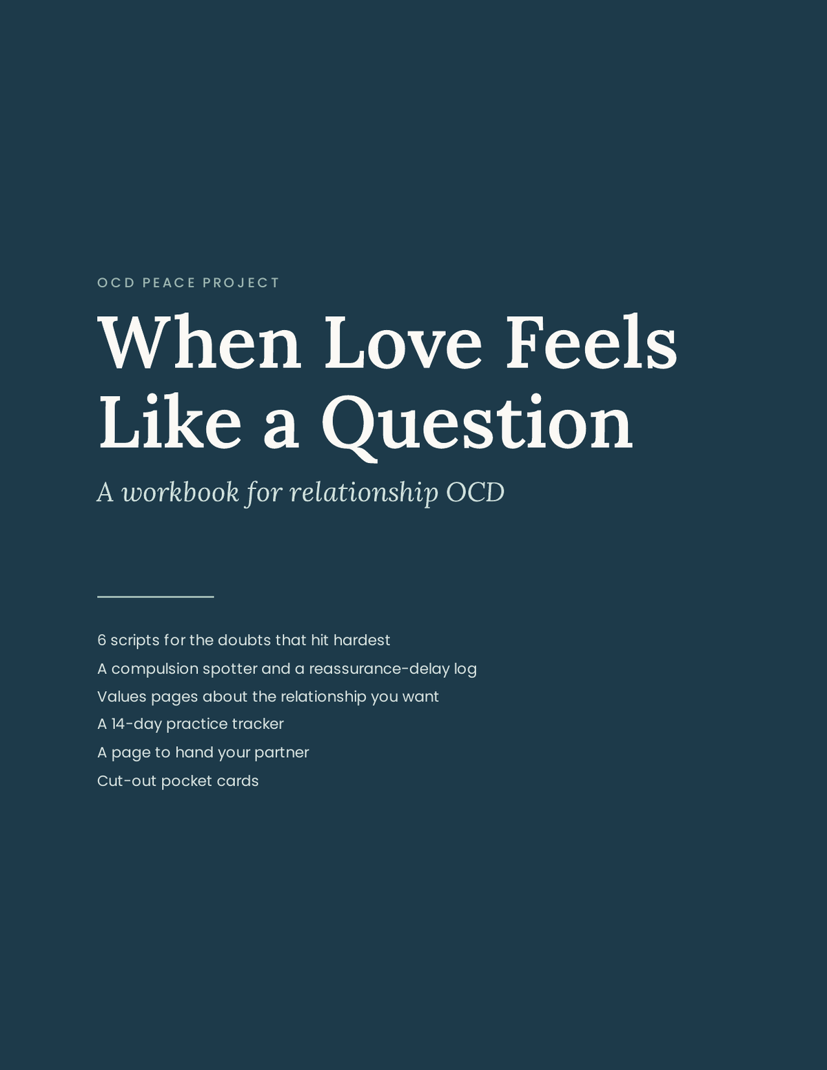 When Love Feels Like a Question: A Relationship OCD Workbook (Printable PDF)